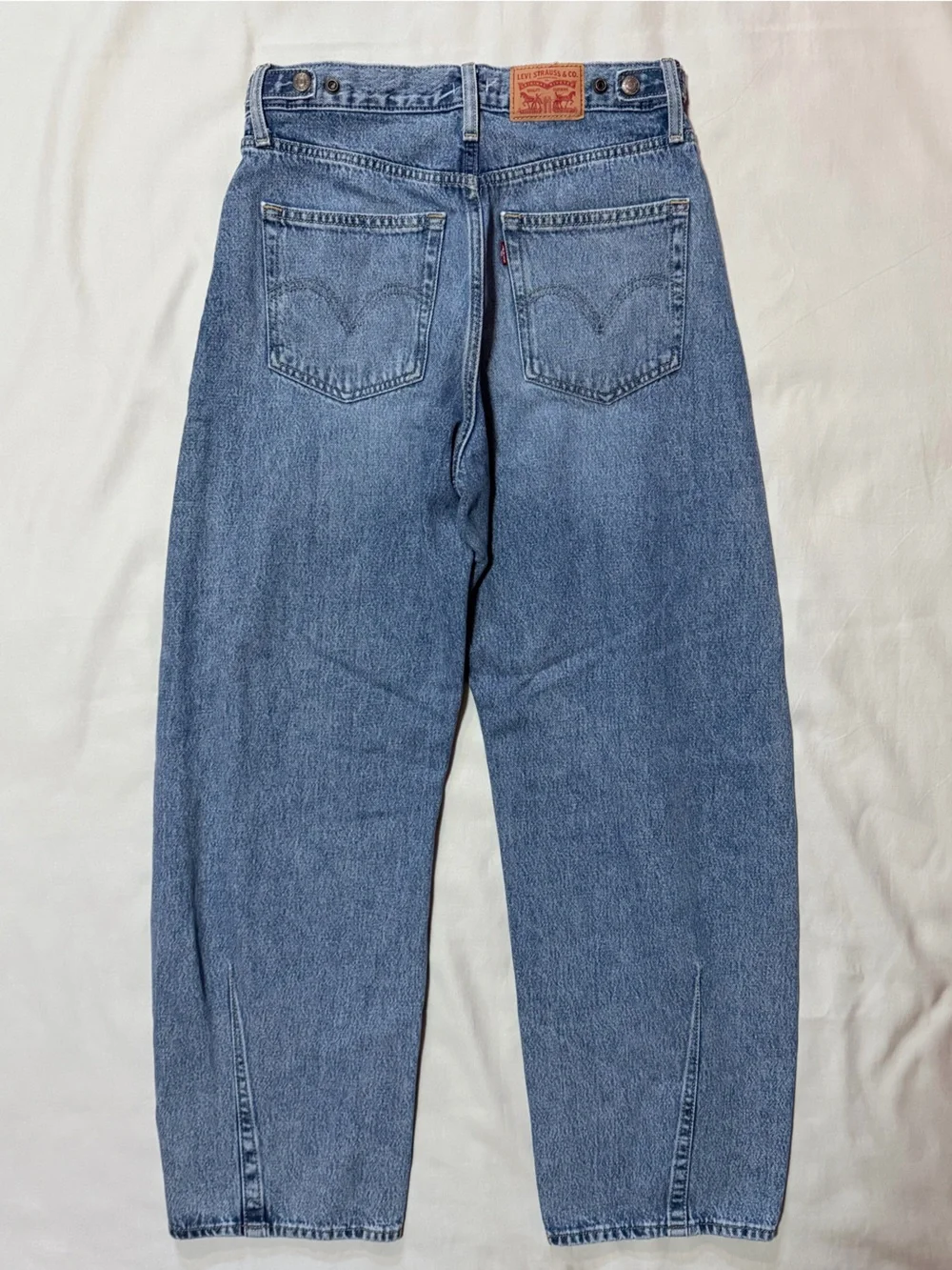Levi's Cinch Barrel‎ Medium Wash Women's Denim Jeans Size 29 100% Cotton